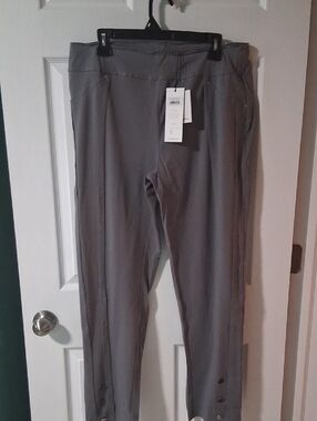 neon buddha Shadow Skinny Pants in Charcoal Gray